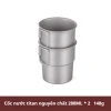 Cốc Titan Gập Tay Kháng Khuẩn Cấp Thực Phẩm Pha Trà Đun Nước Ngoài Trời 77K 9