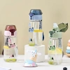 Cốc uống nước KUNHEV 550ml Chai hoạt hình dễ thương du lịch bé, dụng cụ thể thao di động kèm bình sữa 6