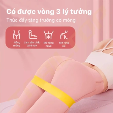 COD Trailtop Combo Tấm Đệm TPE Dày, Balance Pad & Dây Kháng Lực - Thảm Yoga, Gym 249k