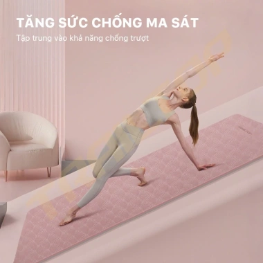 COD Trailtop Combo Tấm Đệm TPE Dày, Balance Pad & Dây Kháng Lực - Thảm Yoga, Gym 249k