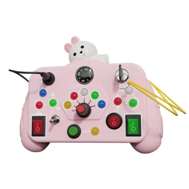 Cofordos Bảng Giác Quan Montessori - Đồ chơi chuyển nút công tắc LED, giáo dục mầm non, 189.200₫