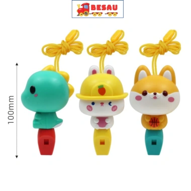 Còi Thổi Hình Con Vật Dễ Thương - Đồ Chơi Âm Nhạc Cho Bé Trai & Gái BS16 9