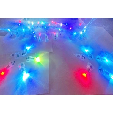 Combo 05 Đèn LED Mini Pin - 7 Màu Chớp, Dùng cho Đèn Lồng, Trung Thu, Giá 25.000đ 6