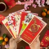 Combo 05 Thiệp Dài Chúc Năm Mới Tết 2.026, Phong Bì Sang Trọng, 30.000đ