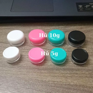 Combo 1-3-5-10 Hũ Chiết Mỹ Phẩm Nhựa Bền Đẹp 5g-10g Nhiều Màu Giá 11.500