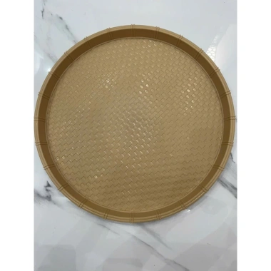 Combo 10-20-50 Mẹt Bún Nhựa Song Long PP An Toàn 28cm Màu Kem Giá 119k Dùng Gia Đình và Quán Ăn 9