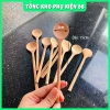 Combo 10-20 chiếc Thìa gỗ cán dài đa năng - Lấy mật ong, cafe, nấu ăn, giá 119.500đ 6