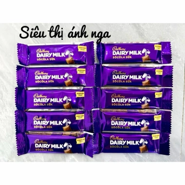 Combo 10-50 Thanh Socola Sữa Cadbury Dairy Milk 11g - Giá 52.600₫, tiết kiệm
