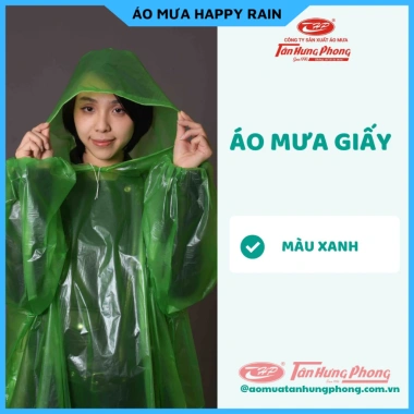 Combo 10 Áo Mưa Cao Cấp Tiện Lợi Du Lịch – Giấy Tân Hưng Phong, Giá 74.000đ
