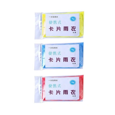 Combo 10 Áo Mưa Dùng Một Lần Nhỏ Gọn Tiện Lợi Bỏ Túi, Chống Nước Giá 27.5k