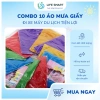 Combo 10 áo mưa giấy cao cấp xe máy du lịch dày dai, bỏ túi tiện lợi, giá 55k