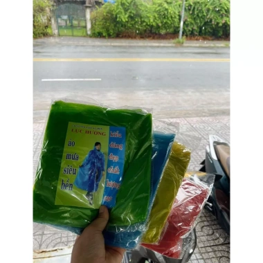 Combo 10 áo mưa giấy cao cấp xe máy du lịch dày dai, bỏ túi tiện lợi, giá 55k 4