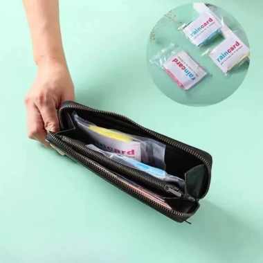 Combo 10 áo mưa nén dùng 1 lần, bỏ túi cho người lớn và trẻ em – 40.000 VND