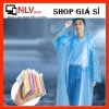 Combo 10 áo mưa nilong nhựa PE nhỏ gọn bỏ túi, trùm đầu 1 lần, phượt - 27.900đ