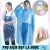 Combo 10 áo mưa nilong trùm đầu dùng 1 lần, dày dặn tiện lợi cho đi đường và phượt - Giá chỉ 27,496₫