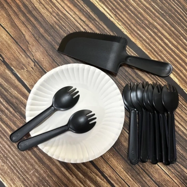 Combo 10 bịh dĩa giấy, nĩa cao cấp và dao chỉ 50.000 VND - Tiết kiệm cho tiệc gia đình 3