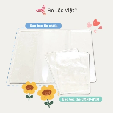 Combo 10 Bọc CCCD CMND ATM và Hộ Chiếu PVC Trong Suốt Chống Thấm Nước Giá 25.400đ