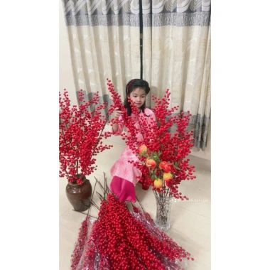 Combo 10 cành đào đông 100cm 12 nhánh - Trang trí Tết rẻ vô địch, hàng đẹp có sẵn 115k 8 Combo 10 cành đào đông 100cm 12 nhánh - Trang trí Tết rẻ vô địch, hàng đẹp có sẵn 115k 8