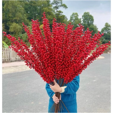 Combo 10 cành đào đông 100cm 12 nhánh - Trang trí Tết rẻ vô địch, hàng đẹp có sẵn 115k