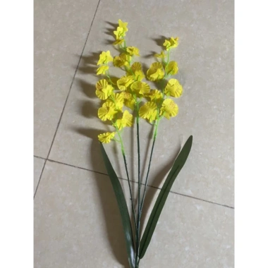 Combo 10 cành Lan Vũ Nữ Siêu Đẹp - Hoa giả trang trí, Giá ưu đãi 50.000đ