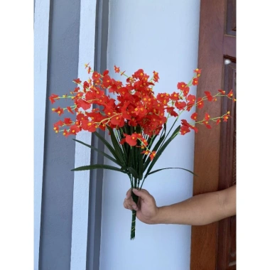 Combo 10 cành Lan Vũ Nữ Siêu Đẹp - Hoa giả trang trí, Giá ưu đãi 50.000đ