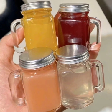 Combo 10 chai Chai thủy tinh GINGER SHOTS 35ml - Quai cầm mini, Đựng gừng, Giá chỉ 115.000 VND