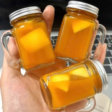 Combo 10 chai Chai thủy tinh GINGER SHOTS 35ml - Quai cầm mini, Đựng gừng, Giá chỉ 115.000 VND