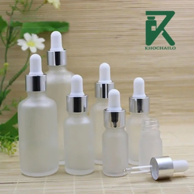 Combo 10 chai Chai thủy tinh tinh dầu serum mờ khoen bạc bóng 5‑100ml, chỉ 62.000₫ 2 Combo 10 chai Chai thủy tinh tinh dầu serum mờ khoen bạc bóng 5‑100ml, chỉ 62.000₫ 2