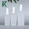 Combo 10 chai Chai thủy tinh tinh dầu serum mờ khoen bạc bóng 5‑100ml, chỉ 62.000₫ 3