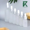 Combo 10 chai Chai thủy tinh tinh dầu serum mờ khoen bạc bóng 5‑100ml, chỉ 62.000₫ 7