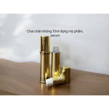 Combo 10 Chai chân không 10ml xịt giọt full vàng bạc - Đựng mỹ phẩm, giảm giá 150.000₫ 6