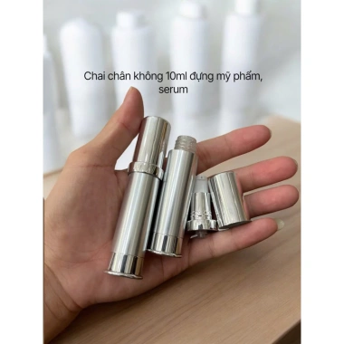 Combo 10 Chai chân không 10ml xịt giọt full vàng bạc - Đựng mỹ phẩm, giảm giá 150.000₫ 8