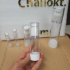 Combo 10 chai chân không 15ml 30ml 50ml, đầu bơm, chailokt - Đựng mỹ phẩm, kem nền, mực, giảm 20% 5
