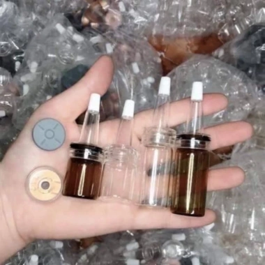 Combo 10 chai lọ chiết tế bào gốc kèm nút cao su & nắp bạc/bóp giá chỉ 15.000đ