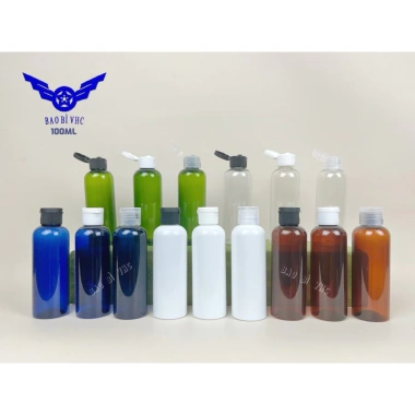 Combo 10 Chai Nhựa Nắp Bật 15‑100ml Cho Chiết Mỹ Phẩm, Nước Hoa Hồng, Nước Tẩy Trang - Giá 35k