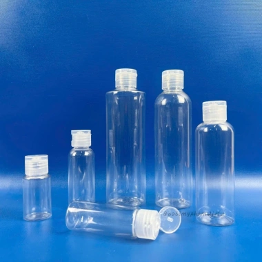 Combo 10 Chai Nhựa Nắp Bật Trong Suốt 15-250ml Đựng Nước Tẩy Trang, Kem Dưỡng, Dầu Gội – Giá chỉ 45.000 đồng (Giảm 13.500)
