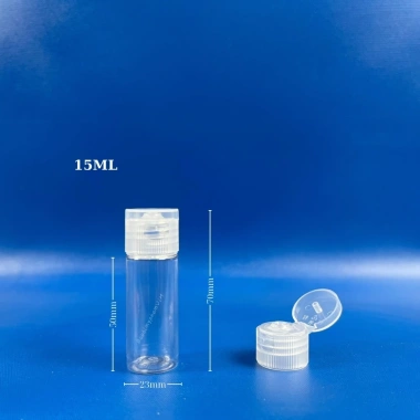 Combo 10 Chai Nhựa Nắp Bật Trong Suốt 15-250ml Đựng Nước Tẩy Trang, Kem Dưỡng, Dầu Gội – Giá chỉ 45.000 đồng (Giảm 13.500)