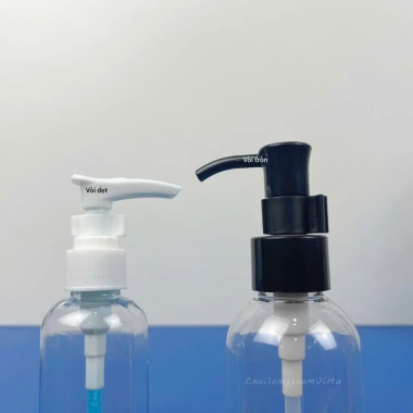 Combo 10 Chai Nhựa Trong Suốt Vòi Nhấn Khóa Cài 15-30-50-100-250ml Dùng Cho Mỹ Phẩm & Dầu Gội Du Lịch - Giá 47.000VND 3