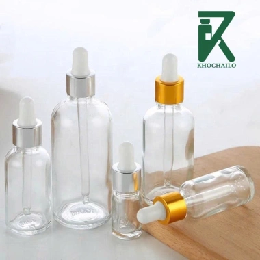 Combo 10 chai vỏ thủy tinh khoen vàng - Chai serum và tinh dầu 5ml-100ml, giá ưu đãi 59.000đ 2