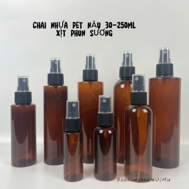 Combo 10 Chai Xịt Phun Sương 30-200ml Chiết Mỹ Phẩm Tinh Dầu Giá Ưu Đãi 51.000₫