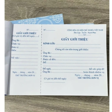 Combo 10 Cuốn Giấy Giới Thiệu Giá 60.000 - Giảm Giá Theo Số Lượng