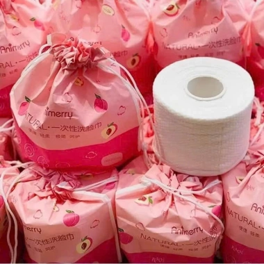 Combo 10 Cuộn Khăn Mặt Khô Đa Năng ANIMERRY Khăn Tẩy Trang Cao Cấp Dùng 1 Lần Lau Khô và Lau Ướt Tiện Lợi