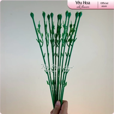 Combo 10 Đầu Bông Hoa Trà Xoăn, Hoa Giả, Hoa Lụa Cắm Bình - Trang Trí Không Gian, Giá Chỉ 20.000đ 7