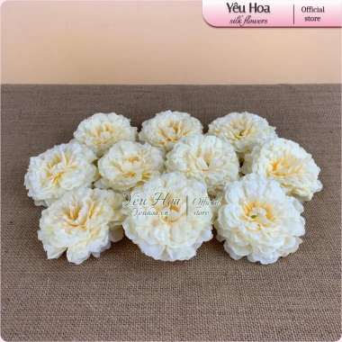 Combo 10 Đầu Bông Hoa Trà Xoăn, Hoa Giả, Hoa Lụa Cắm Bình - Trang Trí Không Gian, Giá Chỉ 20.000đ 10