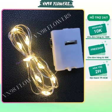Combo 10 dây LED 1m trang trí bó hoa, cây thông Noel, mẹt tết - 25.900₫ VN98 Flowers 4 Combo 10 dây LED 1m trang trí bó hoa, cây thông Noel, mẹt tết - 25.900₫ VN98 Flowers 4