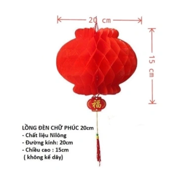 Combo 10 Đèn Lồng Đỏ Nilon Mini Chữ Phúc - Trang Trí Lễ Tết 2.026 Giá 19.000₫ 9 Combo 10 Đèn Lồng Đỏ Nilon Mini Chữ Phúc - Trang Trí Lễ Tết 2.026 Giá 19.000₫ 9