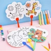 Combo 10 Đồ chơi quạt tô màu trẻ em, sáng tạo không kèm màu, chỉ 29.900₫ 2