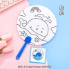 Combo 10 Đồ chơi quạt tô màu trẻ em, sáng tạo không kèm màu, chỉ 29.900₫ 3