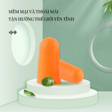 Combo 10 Đôi Nút Bịt Tai AMS Cách Âm Polyurethane Chống Ồn Bảo Vệ Thính Giác 2