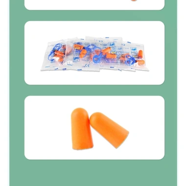 Combo 10 Đôi Nút Bịt Tai AMS Cách Âm Polyurethane Chống Ồn Bảo Vệ Thính Giác 5